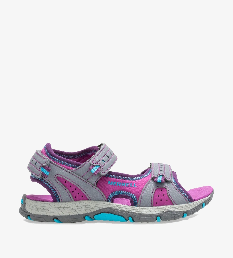 Merrell Panther Sandal 20 Unisex Çocuk Gri Sandalet