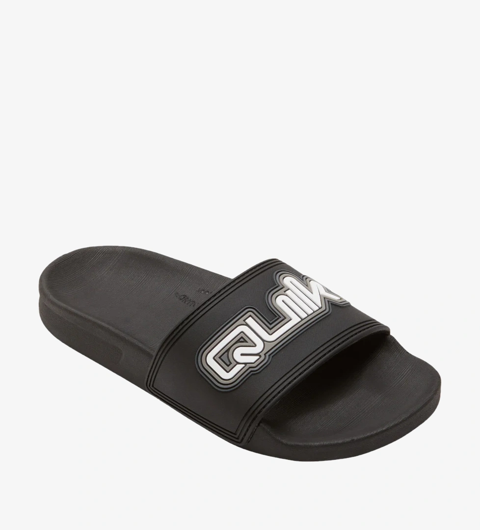 Quiksilver Rivi Wordmark Slide II Youth Erkek Çocuk Siyah Terlik