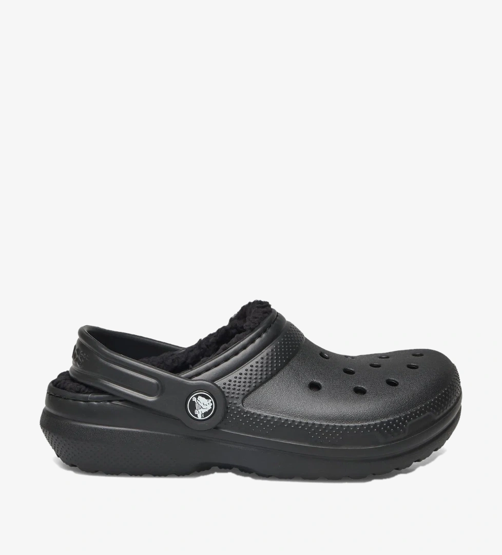 Crocs Classic Lined Clog Unisex Çocuk Siyah Terlik