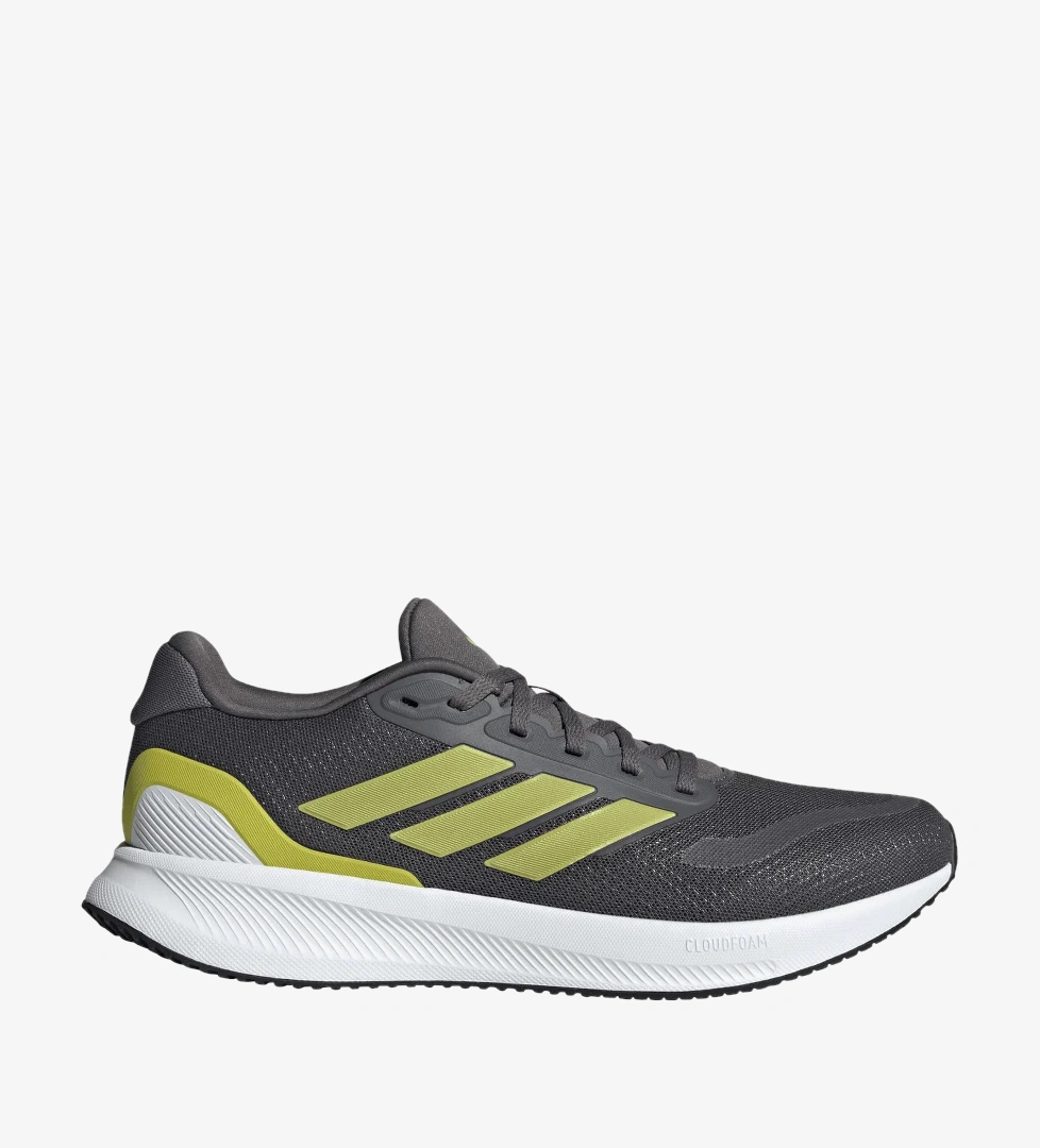 Adidas Runfalcon 5 Erkek Gri Yol Koşusu Ayakkabısı