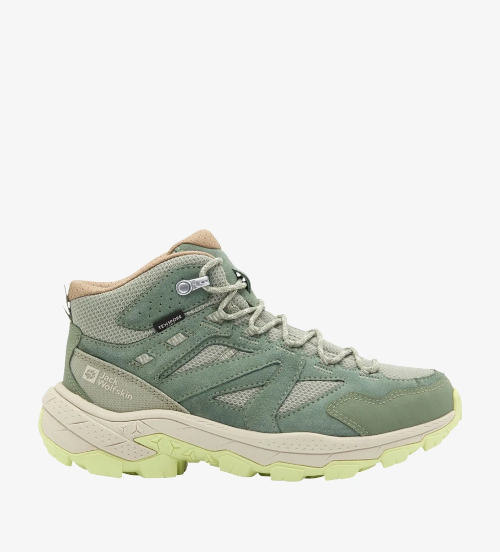 Jack Wolfskin Vojo Tour Texapore Mid Kadın Yeşil Bot
