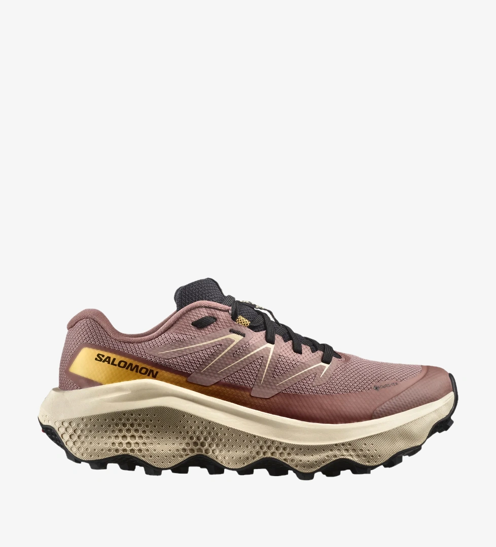 Salomon Salomon Bordo Ultra Flow 2 GORE-TEX Kadın Kırmızı Patika Koşusu Ayakkabısı Spx'da! Bordo - 1. görsel