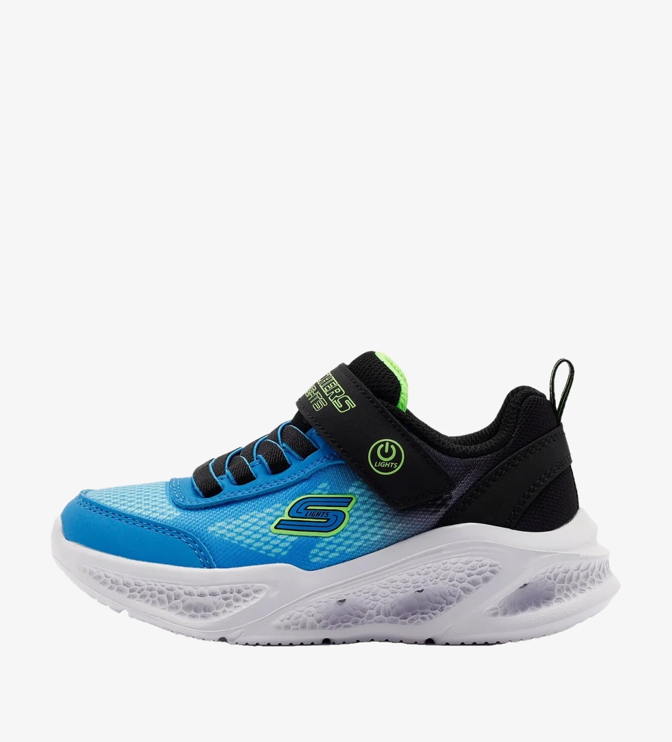 Skechers Meteorlights Krendox Erkek Çocuk Siyah Günlük Ayakkabı