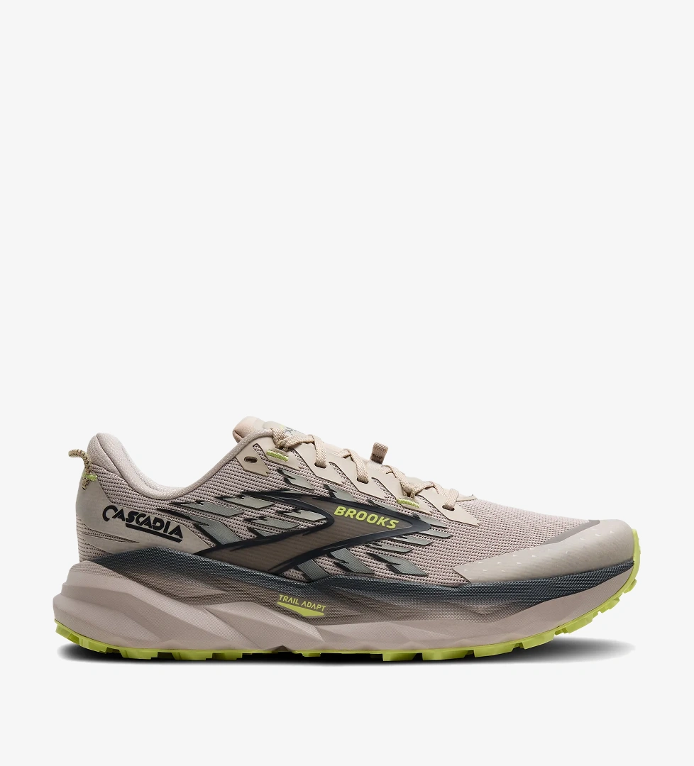 Brooks Cascadia 19 Erkek Bej Patika Koşusu Ayakkabısı
