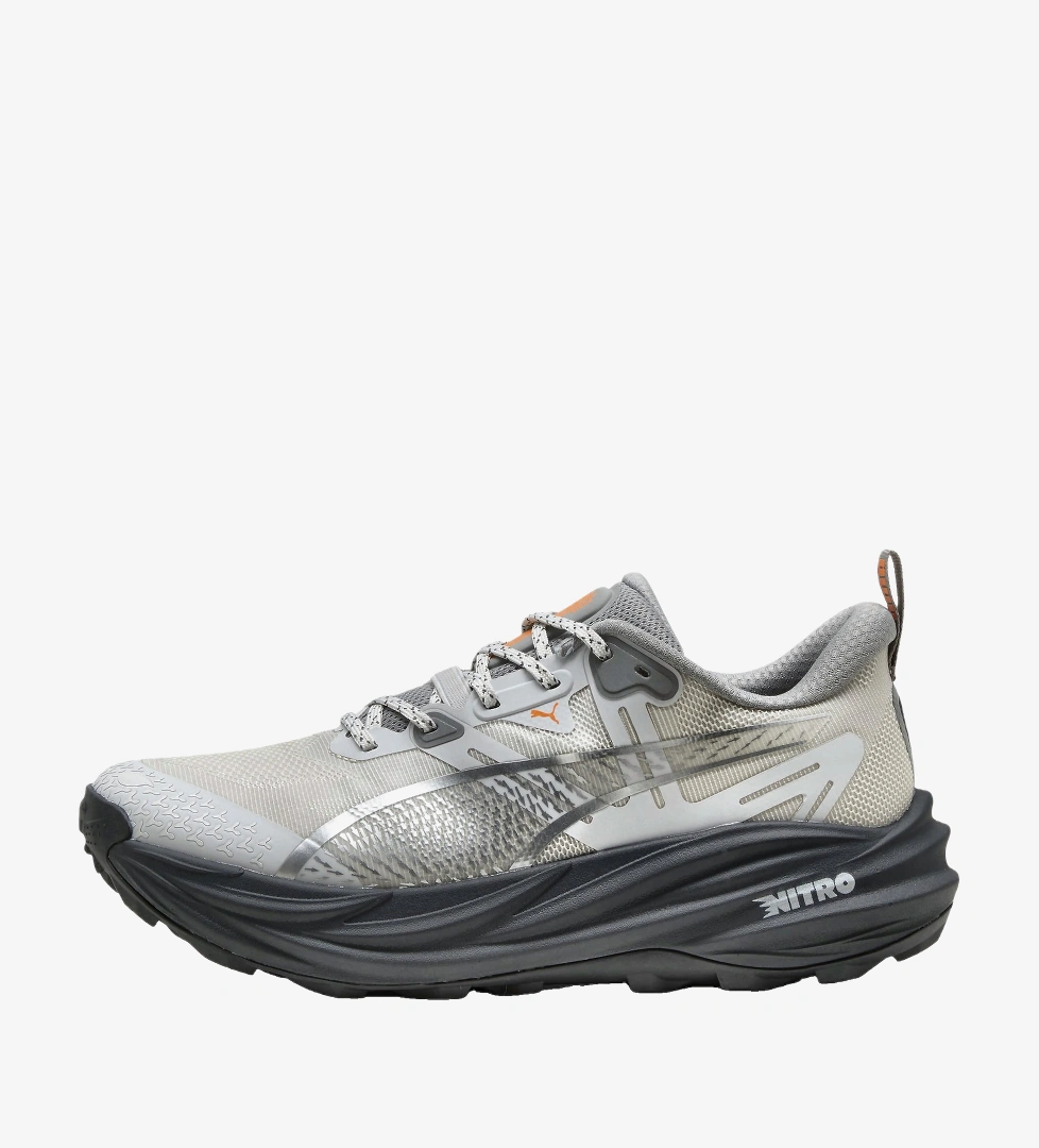 Puma Voyage Nitro 4 Erkek Gri Yol Koşusu Ayakkabısı