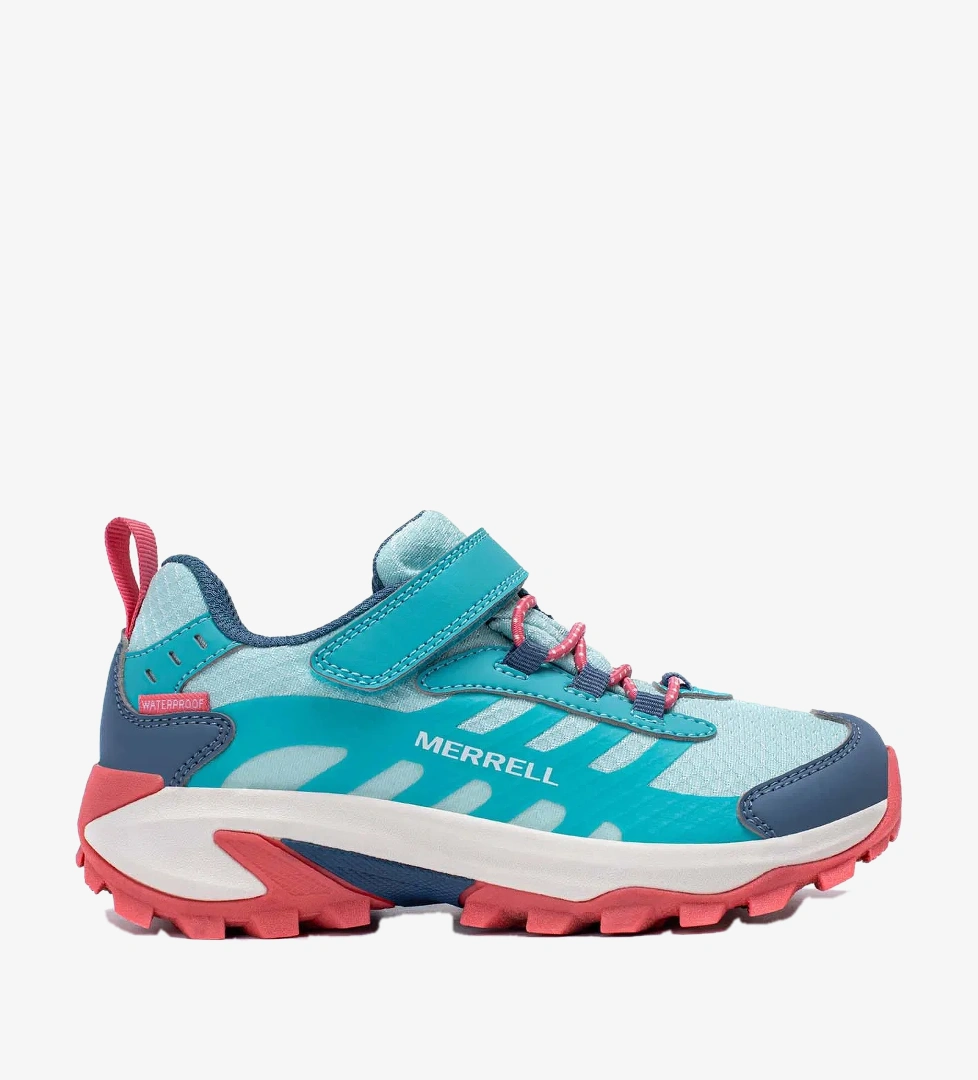Merrell Merrell Turkuaz Moab Speed 2 Low Ac Waterproof Çocuk Mavi Outdoor Ayakkabı Spx'da! Turkuaz - 1. görsel