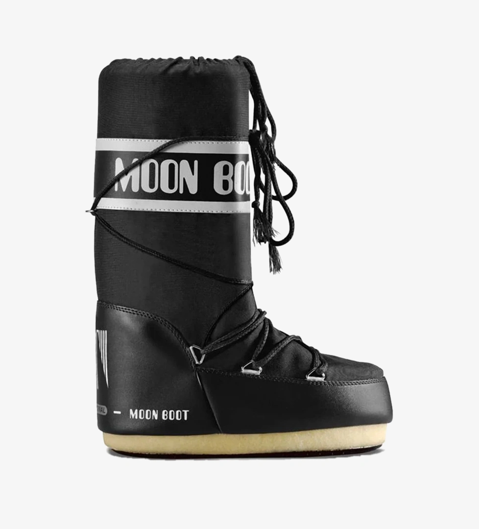 Moon Boot Siyah Moon Boot Icon Nylon