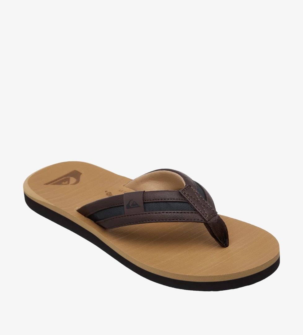 Quiksilver Carver Erkek Kahverengi Terlik