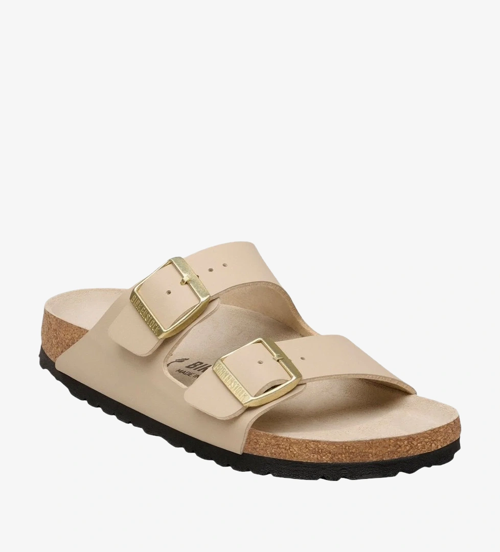 Birkenstock Arizona Bf Triples Kadın Bej Terlik