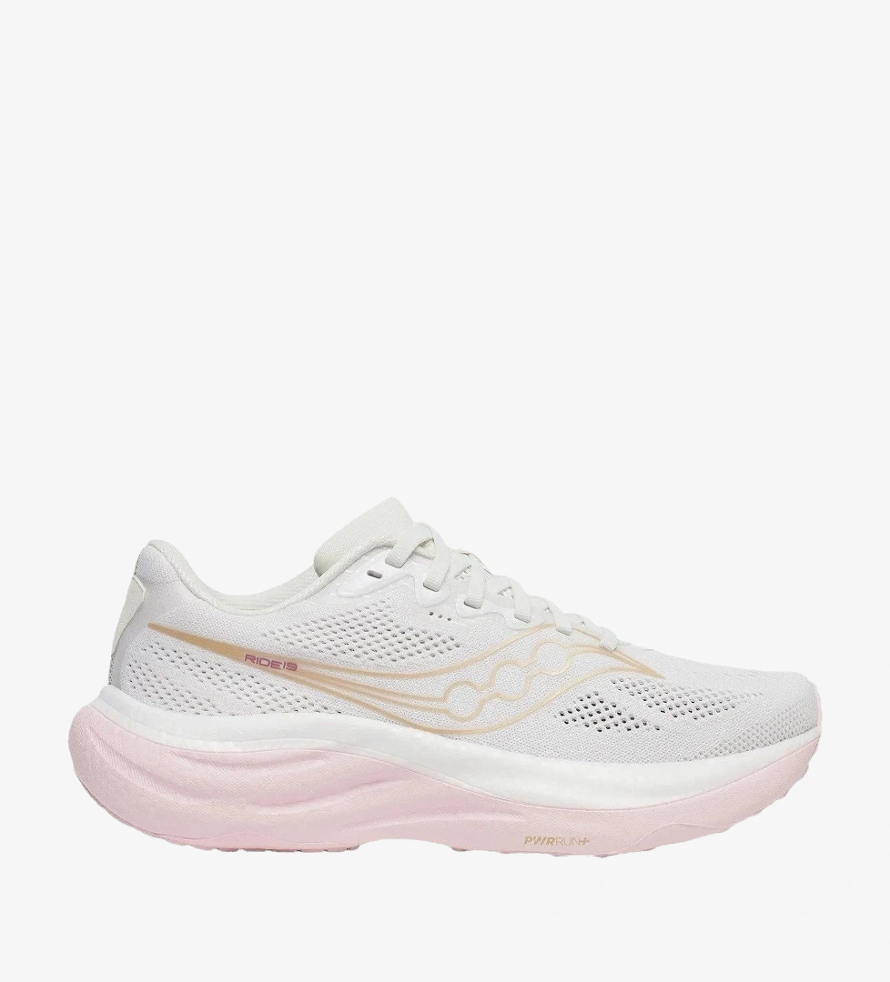 Saucony Ride 19 Kadın Beyaz Yol Koşusu Ayakkabısı