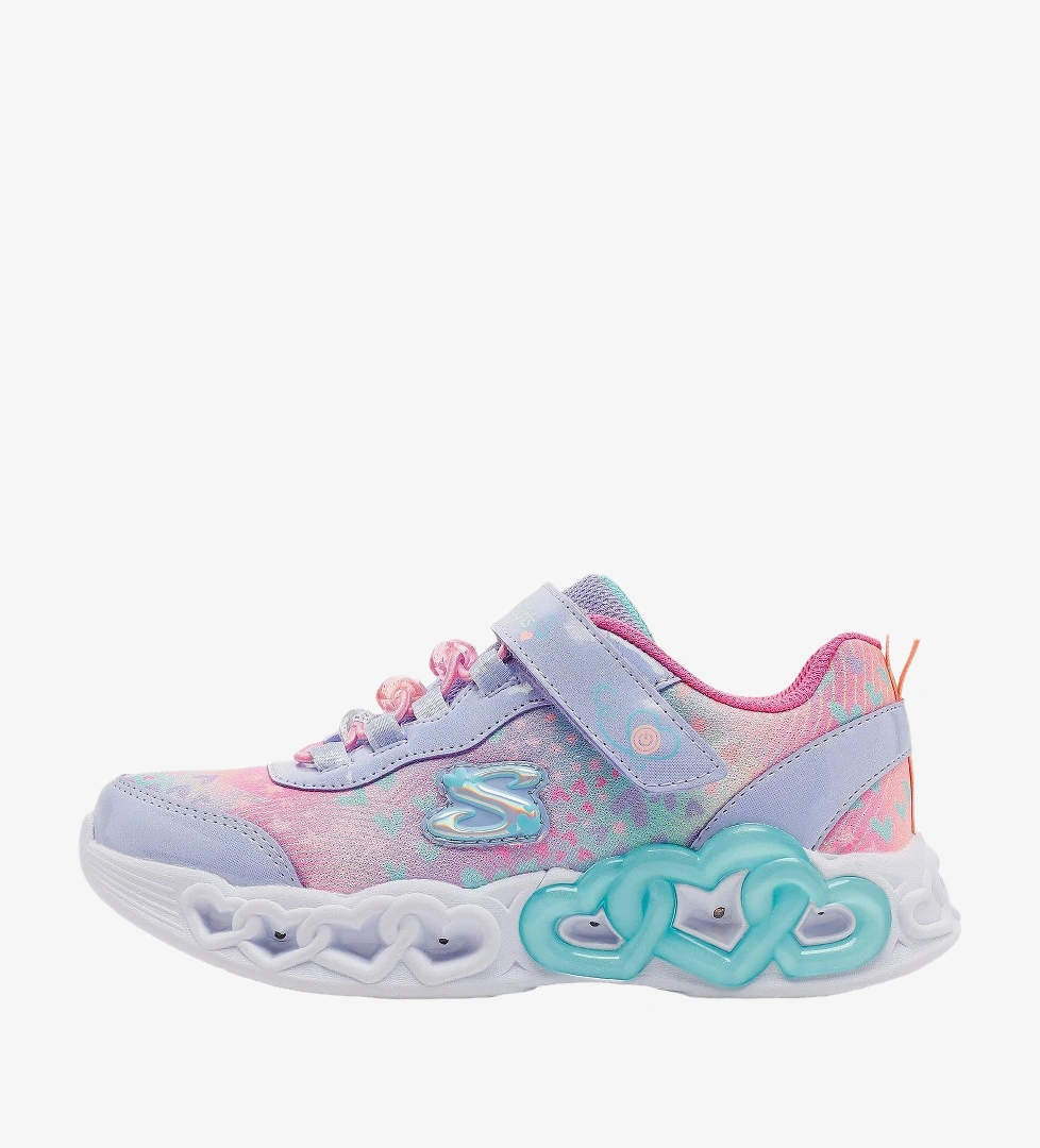 Skechers Infınıte Heart Lıghts - Heart Jewels Kız Çocuk Mor Ls Ayakkabı