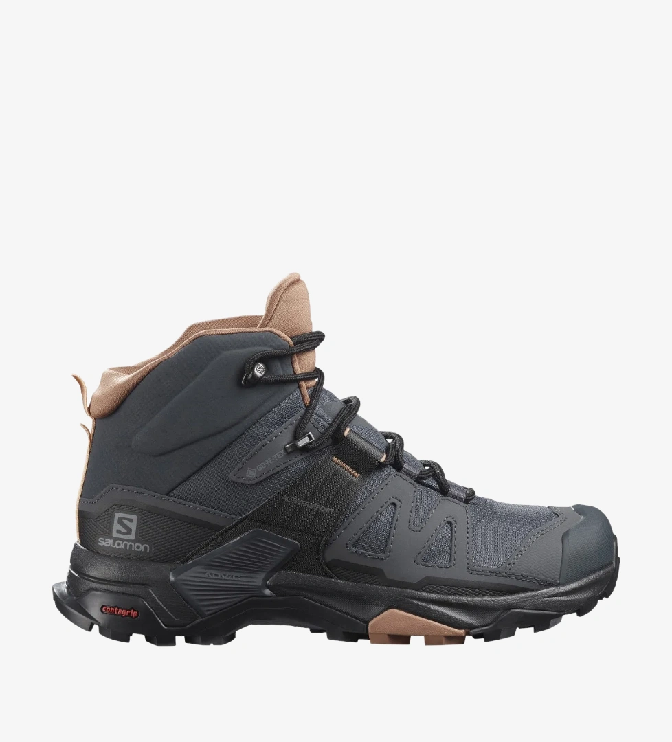 Salomon X Ultra 4 Mid Gore-Tex Kadın Gri Outdoor Ayakkabı