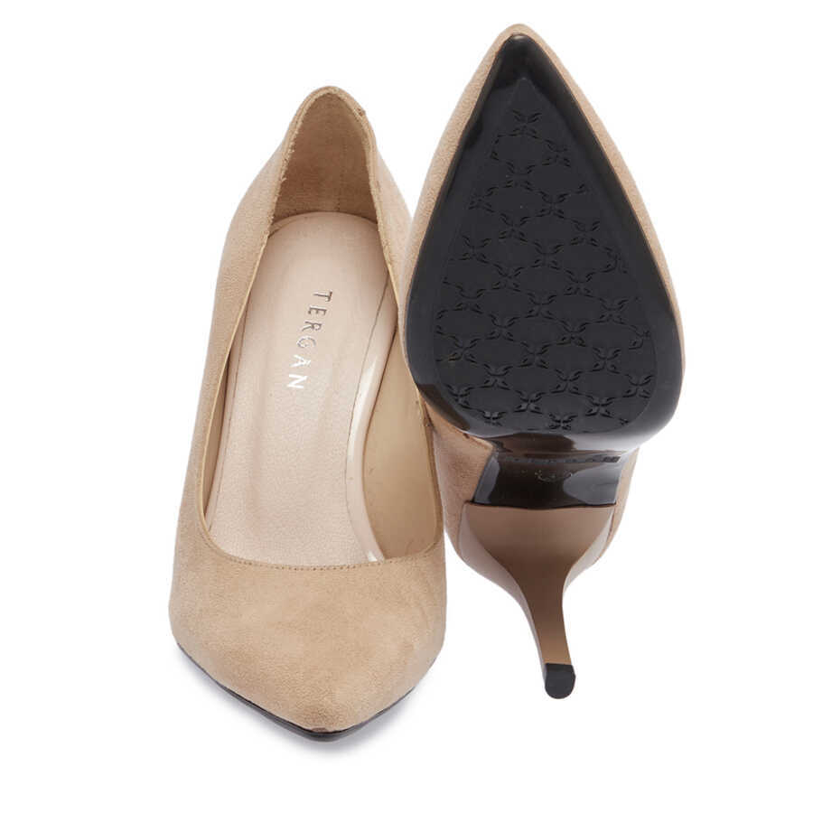 Tergan Bej Tergan Vegan Stiletto Kadın K23S1AY66968-R72