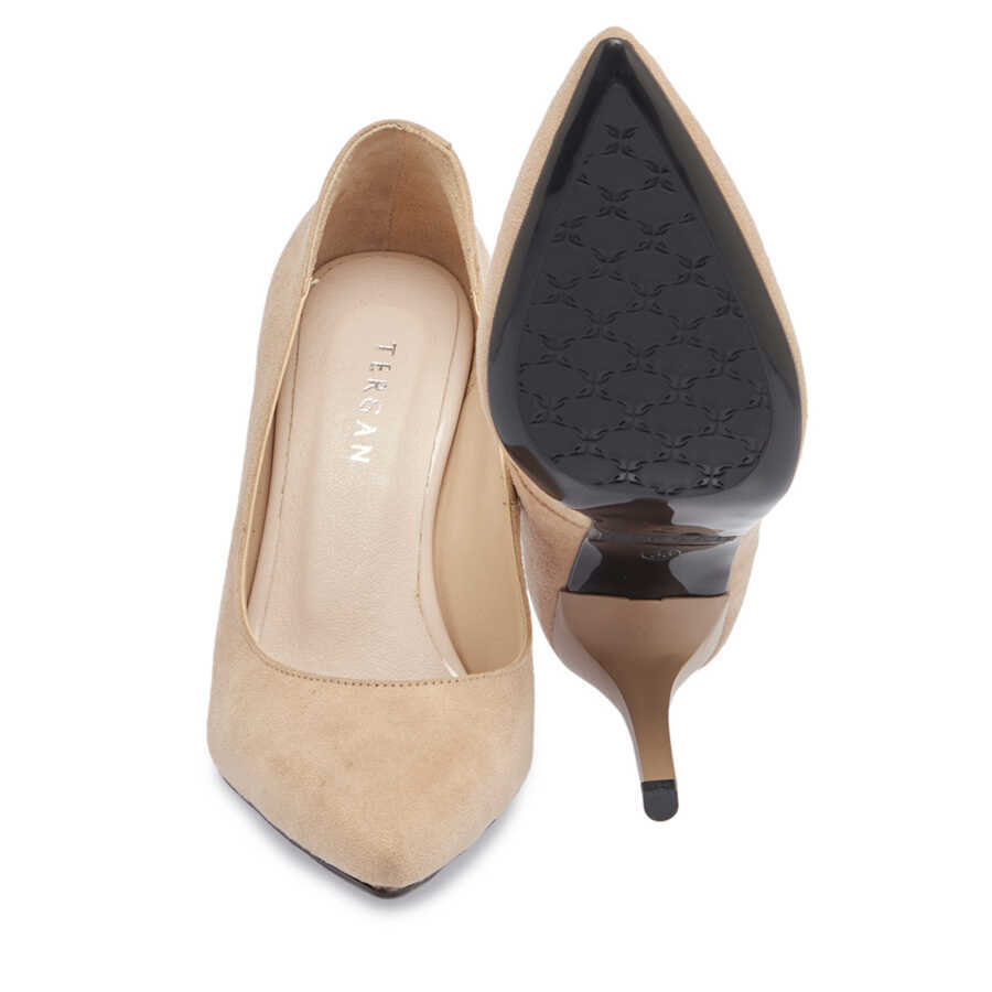 Tergan Bej Tergan Vegan Stiletto Kadın K23S1AY66968-R73