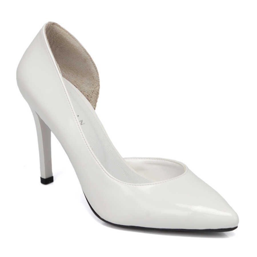 Tergan Beyaz Tergan Vegan Stiletto Kadın K24I1AY67380-Q6S