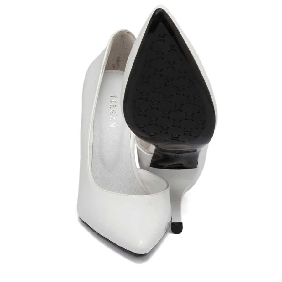 Tergan Beyaz Tergan Vegan Stiletto Kadın K24I1AY67380-Q6S