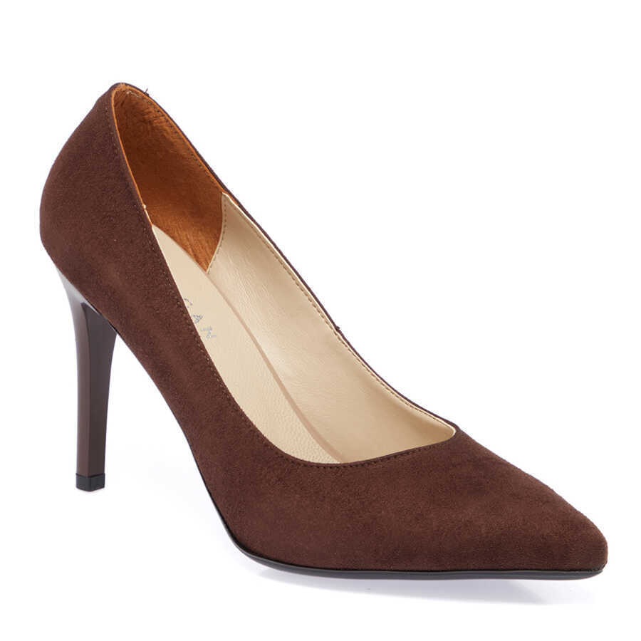 Tergan Kahverengi Tergan Vegan Stiletto Kadın K23S1AY66968-S6Q
