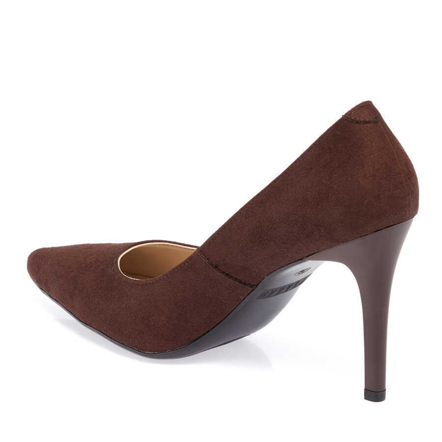 Tergan Kahverengi Tergan Vegan Stiletto Kadın K23S1AY66968-S6Q