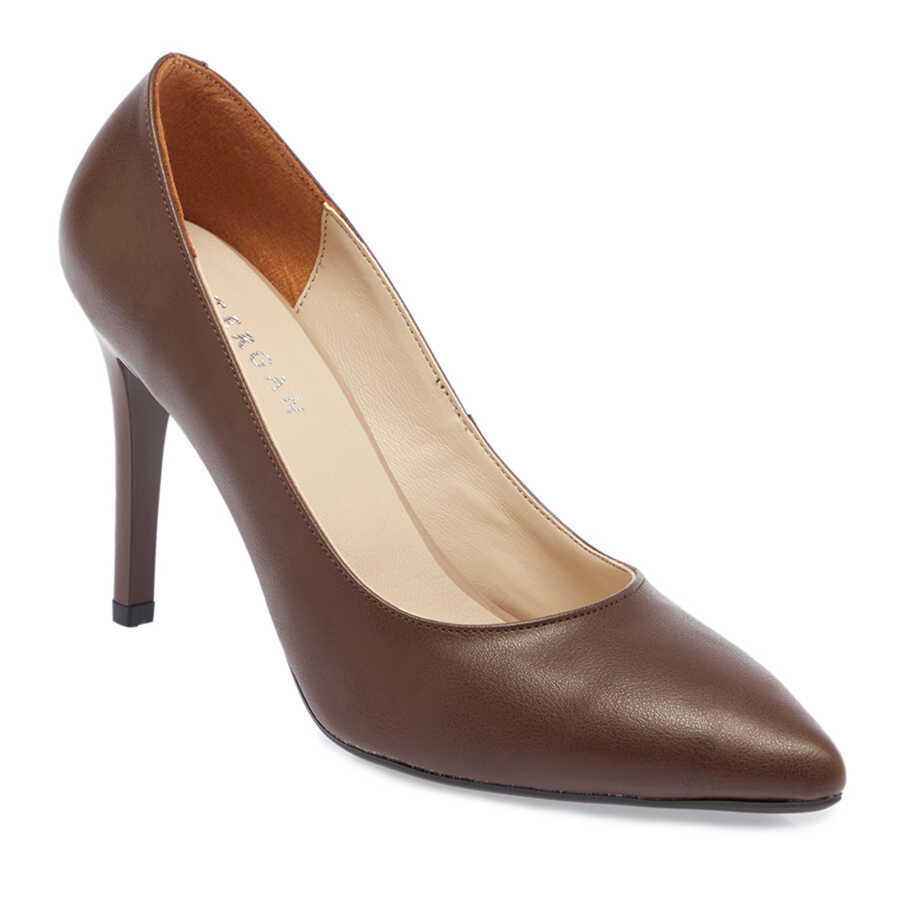 Tergan Kahverengi Tergan Vegan Stiletto Kadın K24I1AY67394-Q3X