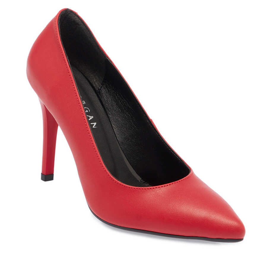 Tergan Kırmızı Tergan Vegan Stiletto Kadın K24I1AY67394-Q4A