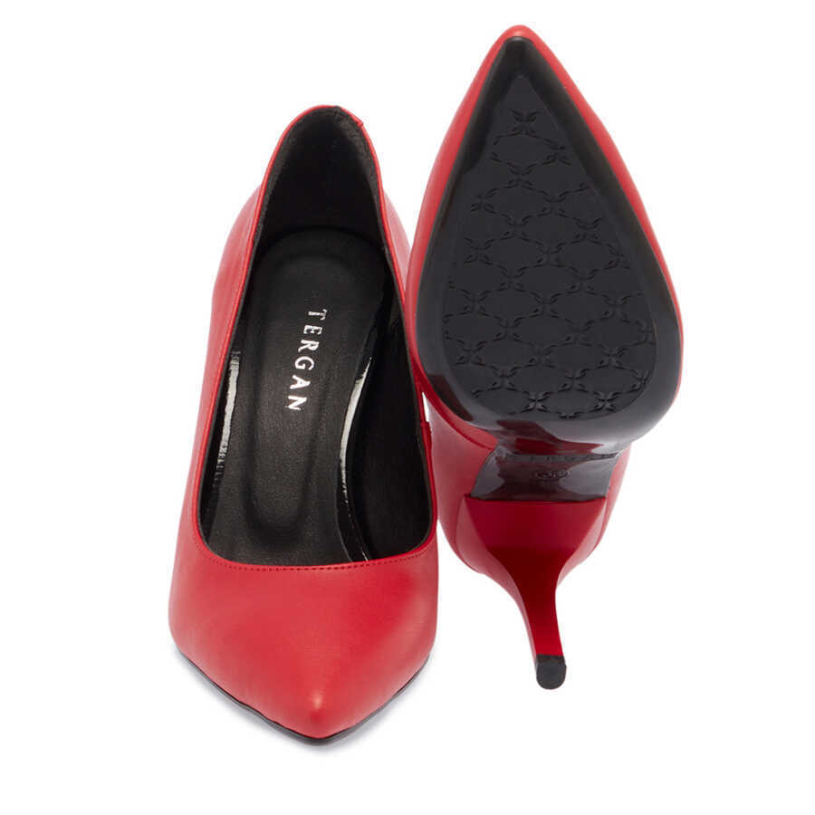 Tergan Kırmızı Tergan Vegan Stiletto Kadın K24I1AY67394-Q4A