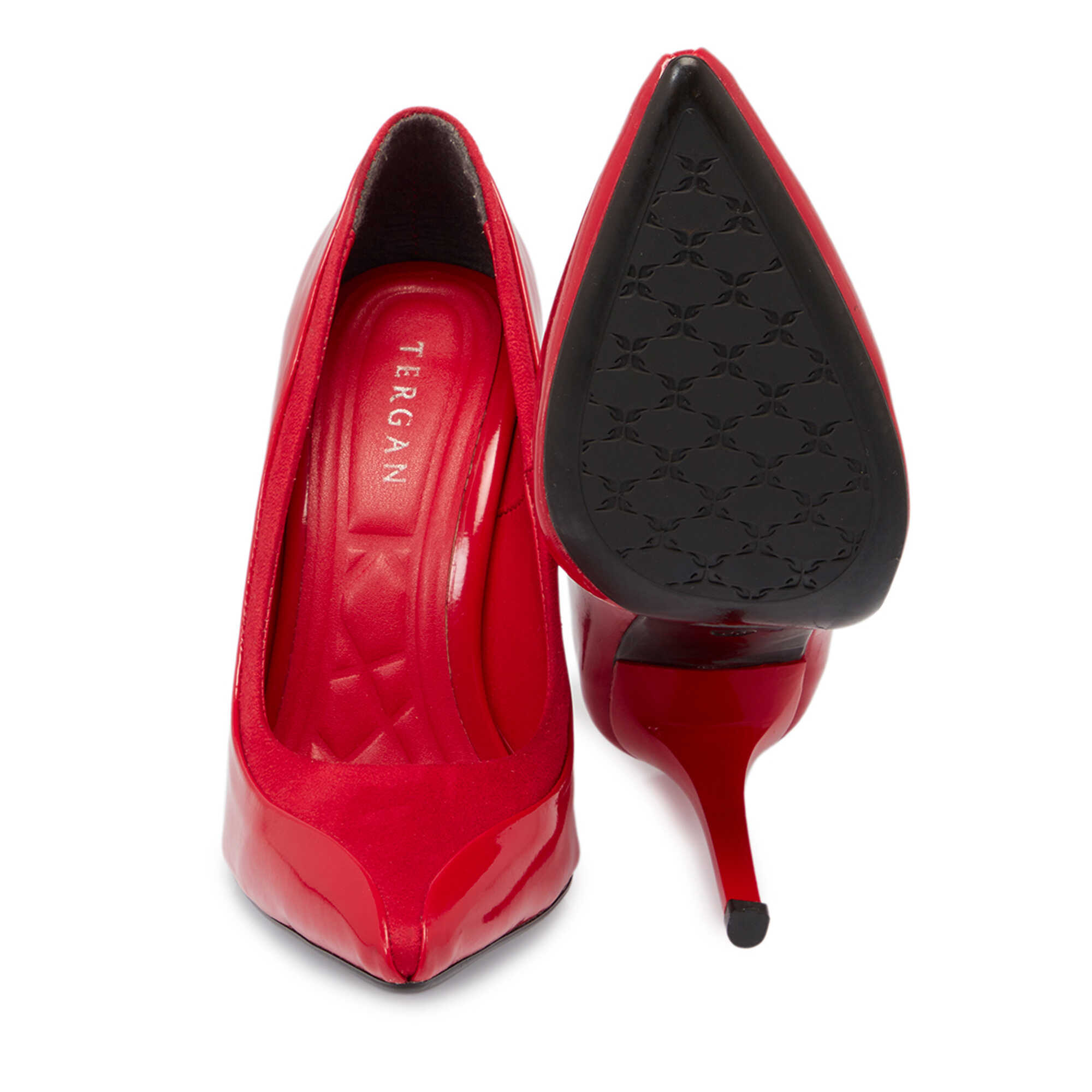 Tergan Kırmızı Tergan Vegan Stiletto Kadın K24I1AY67470-Q8R