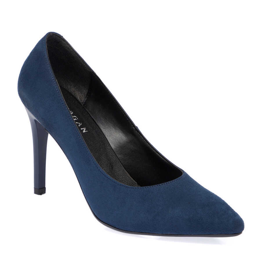 Tergan Lacivert Tergan Vegan Stiletto Kadın K23S1AY66968-Q4Z