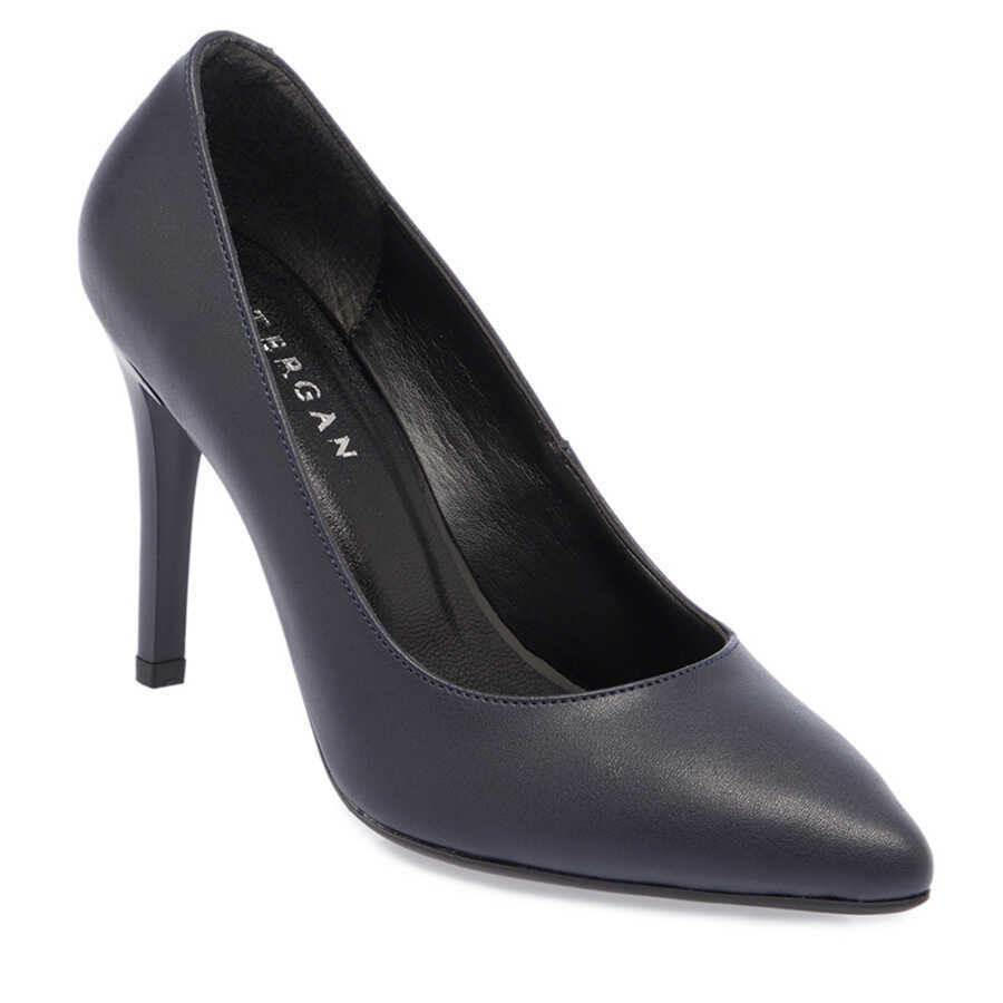 Tergan Lacivert Tergan Vegan Stiletto Kadın K24I1AY67394-Q4H