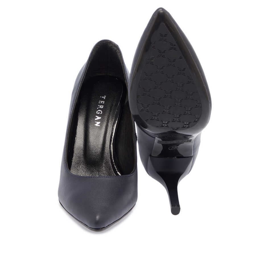 Tergan Lacivert Tergan Vegan Stiletto Kadın K24I1AY67394-Q4H