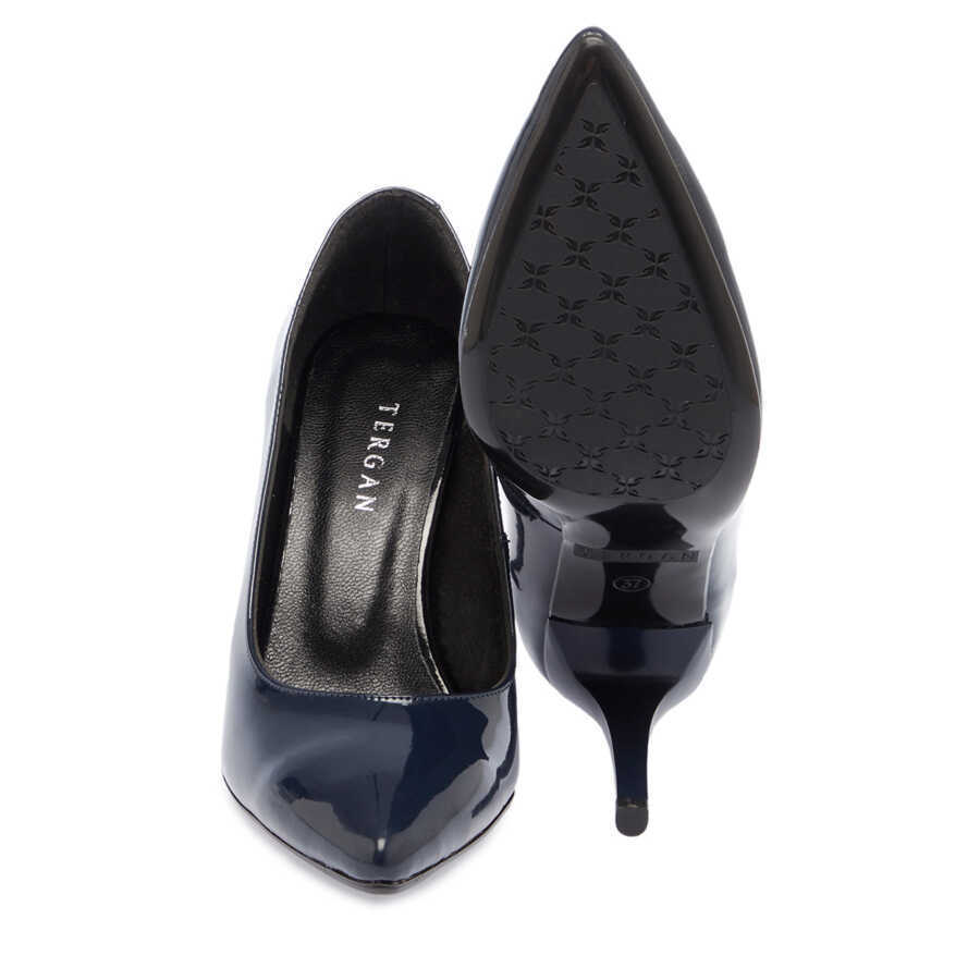 Tergan Lacivert Tergan Vegan Stiletto Kadın K24I1AY67394-Q4W
