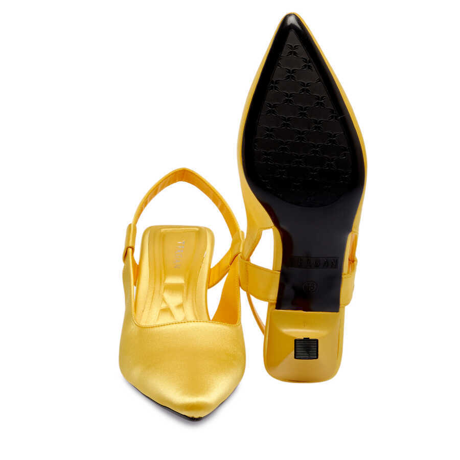 Tergan Sarı Tergan Tekstil Stiletto Kadın K24I1AY67329-R21