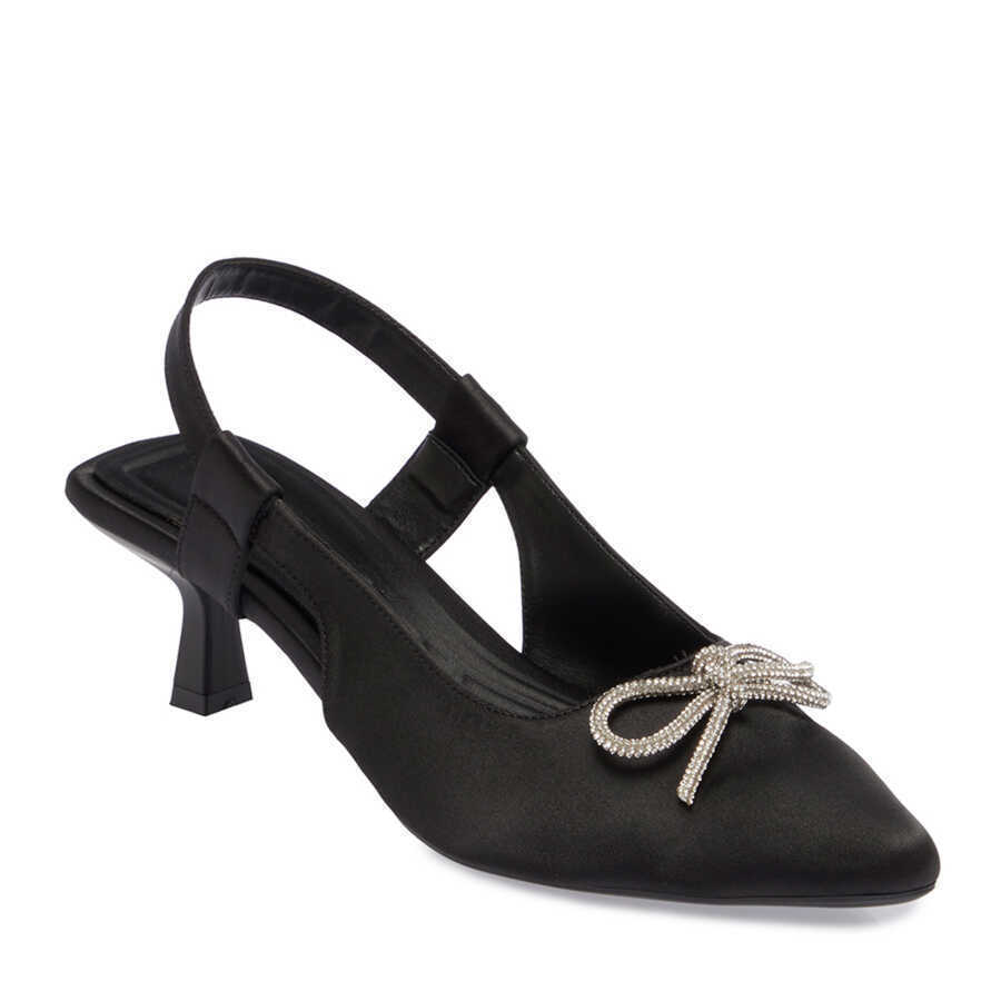 Tergan Siyah Tergan Tekstil Stiletto Kadın K24I1AY67330-A10