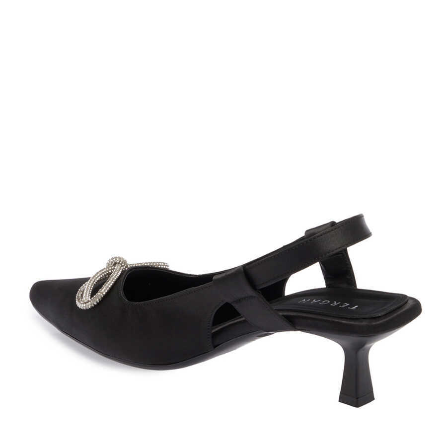 Tergan Siyah Tergan Tekstil Stiletto Kadın K24I1AY67330-A10