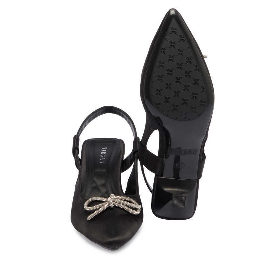 Tergan Siyah Tergan Tekstil Stiletto Kadın K24I1AY67330-A10