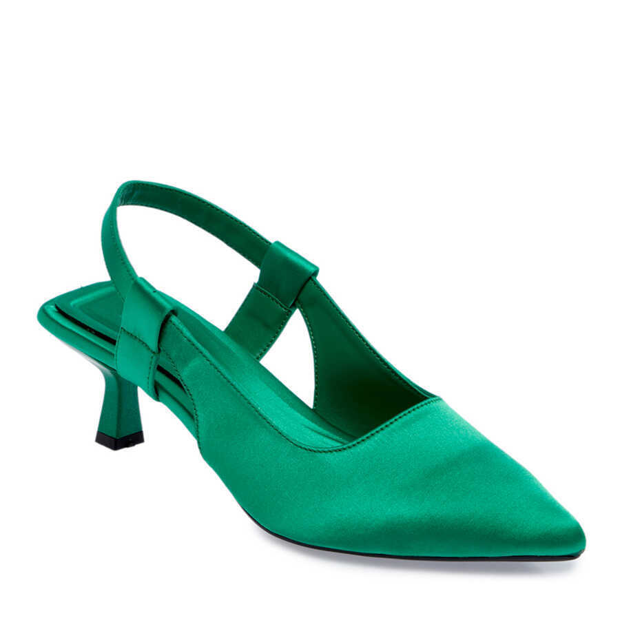 Tergan Yeşil Tergan Tekstil Stiletto Kadın K24I1AY67329-D3L