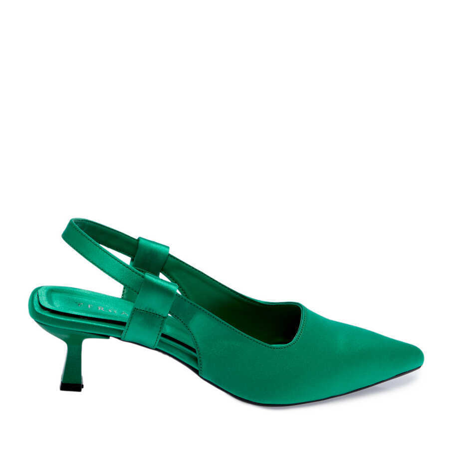 Tergan Yeşil Tergan Tekstil Stiletto Kadın K24I1AY67329-D3L