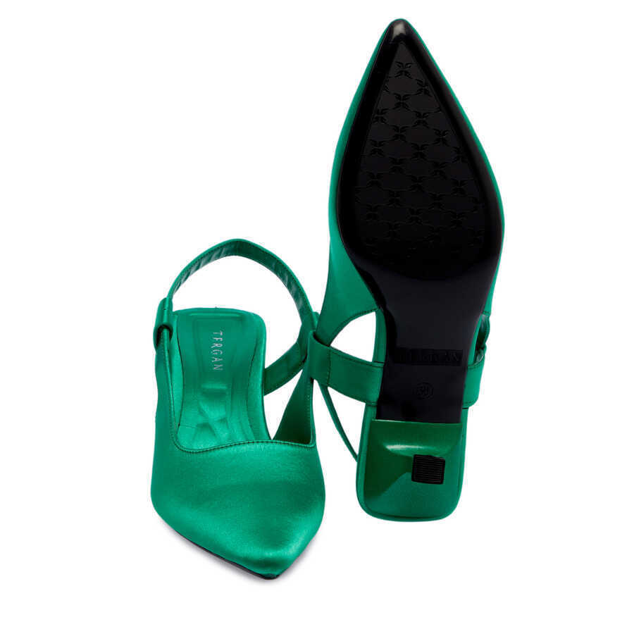 Tergan Yeşil Tergan Tekstil Stiletto Kadın K24I1AY67329-D3L