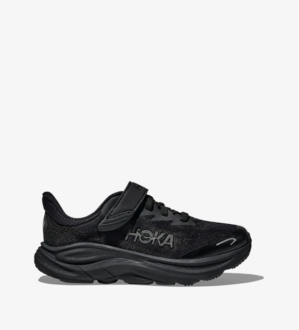 Hoka Clifton 10 Çocuk Siyah Koşu Ayakkabısı