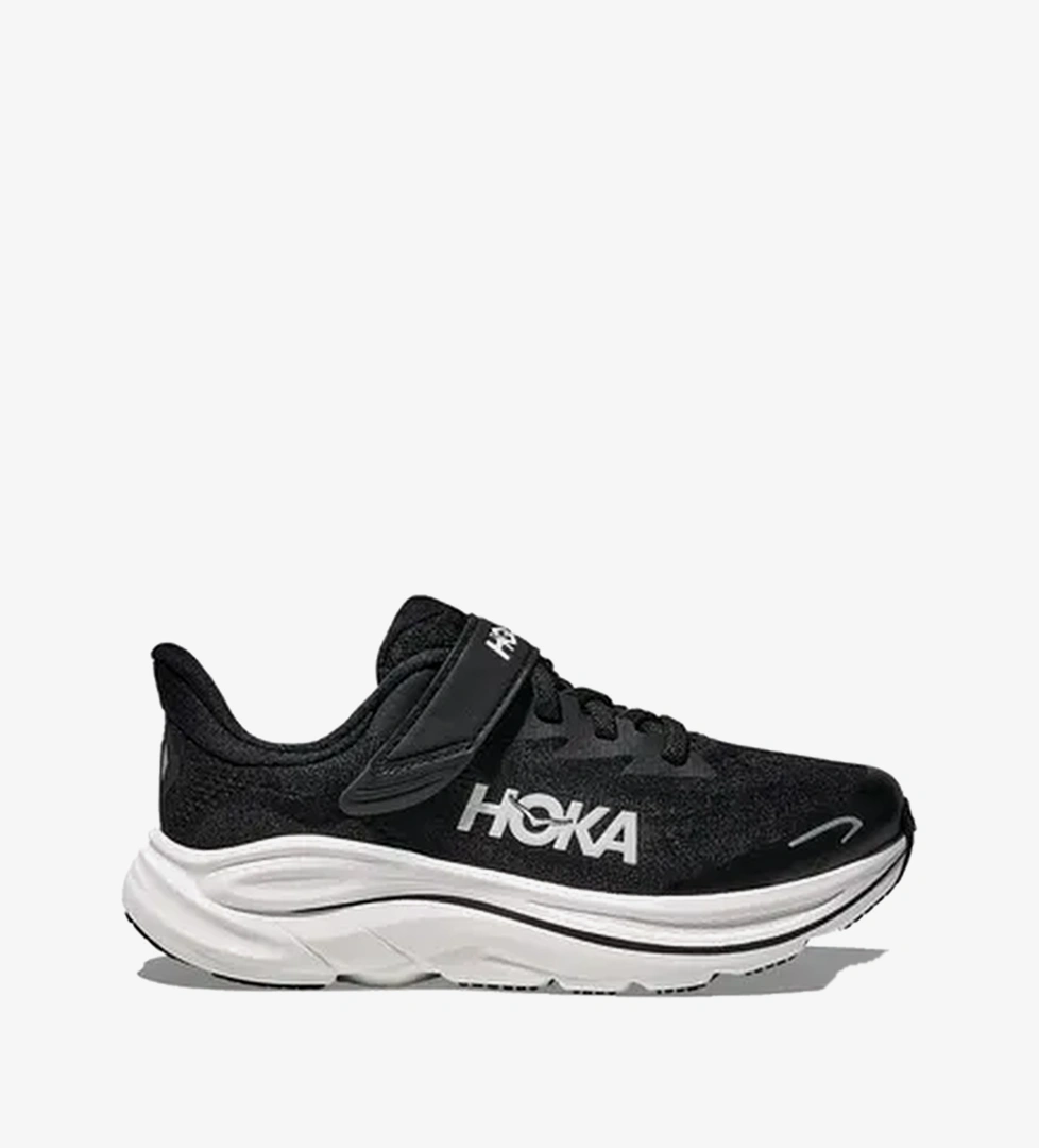 Hoka Clifton 10 Çocuk Siyah Koşu Ayakkabısı
