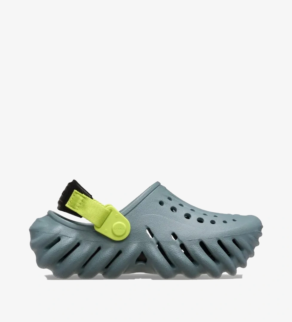 Crocs Echo Clog Çocuk Yeşil Terlik