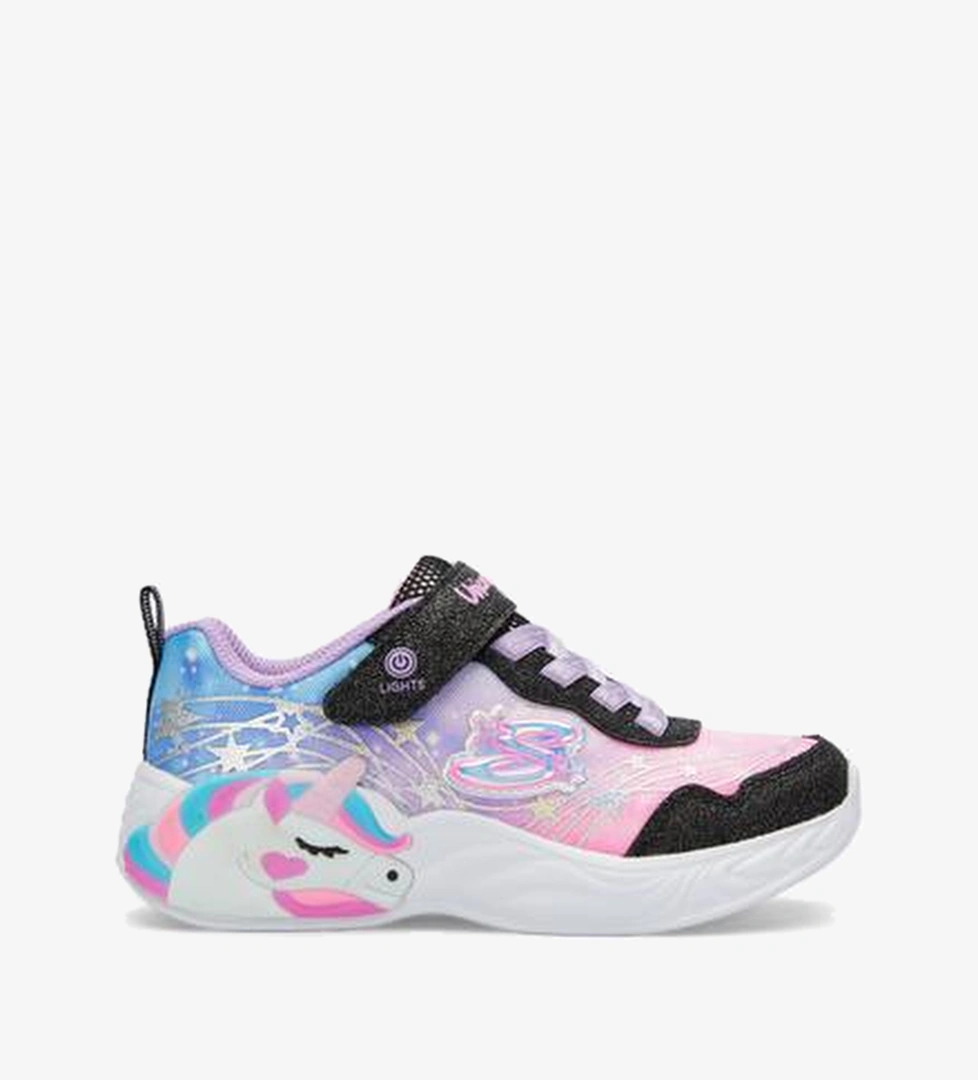 Skechers Unicorn Dreams Çocuk Siyah/Çoklu Spor Ayakkabı
