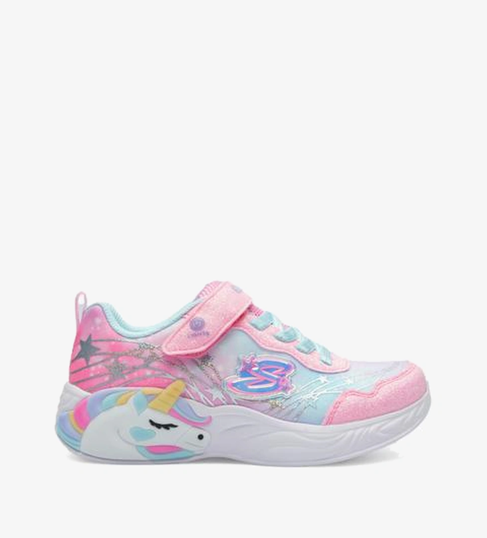 Skechers Unicorn Dreams Wishful Magi Çocuk Pembe Spor Ayakkabı