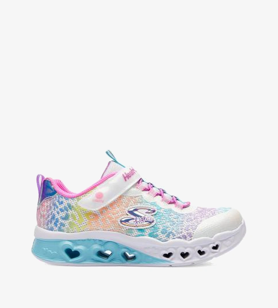 Skechers Flutter Heart Lights-Loves Wi Çocuk Beyaz Spor Ayakkabı