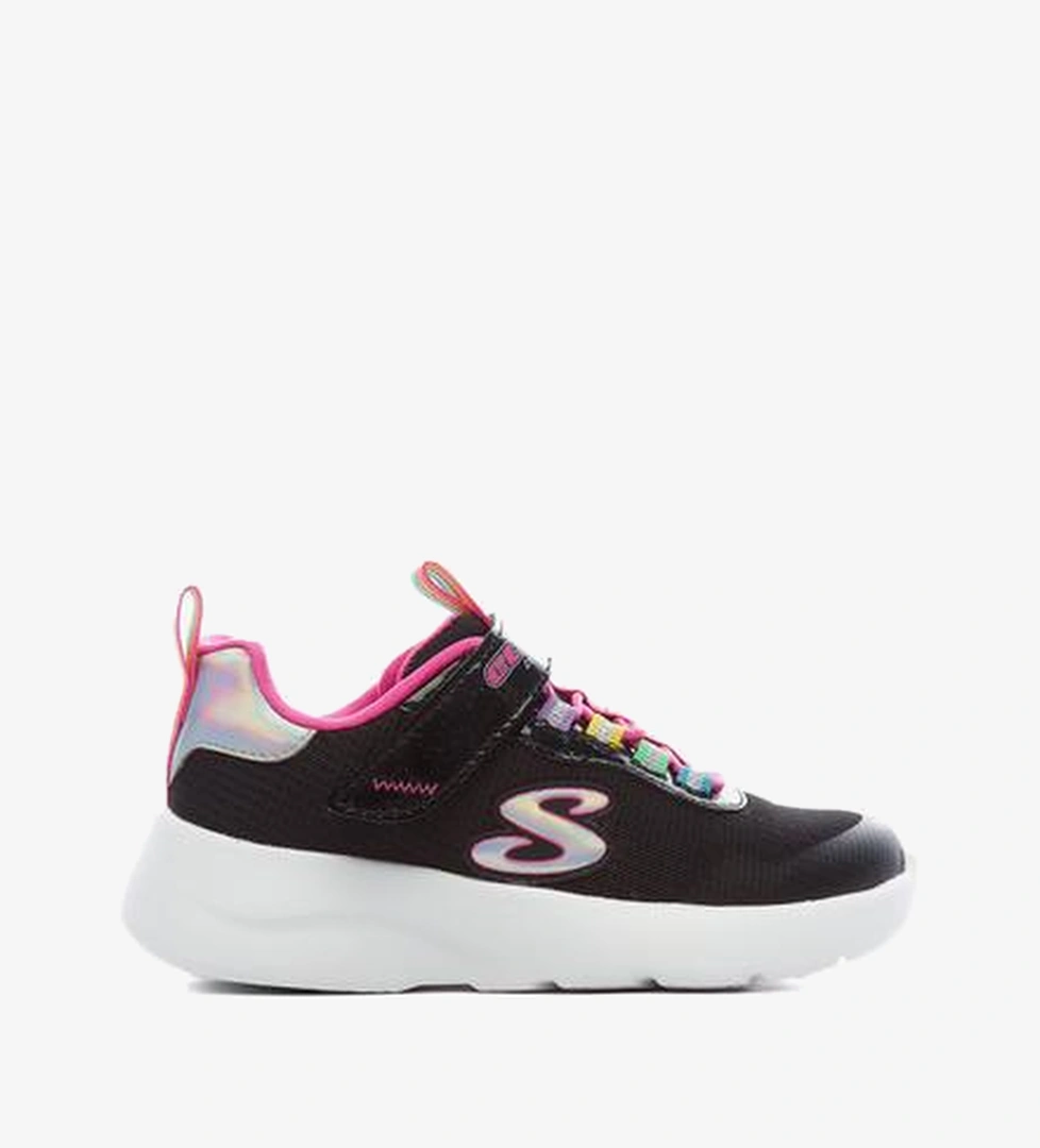 Skechers Dynamight 2.0-Rockin' Rainbow Çocuk Siyah Spor Ayakkabı