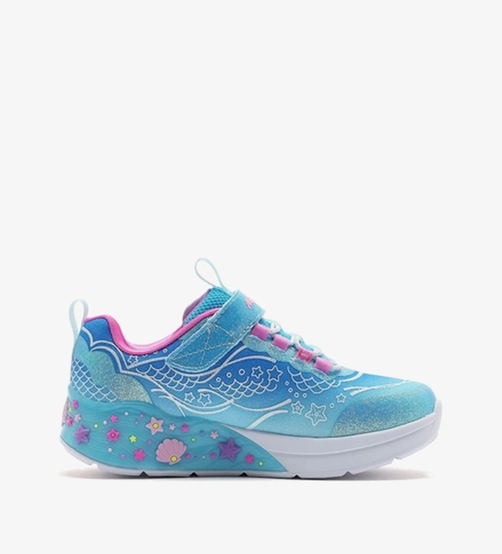Skechers Mermaid Dreams Çocuk Mavi Işıklı Spor Ayakkabı