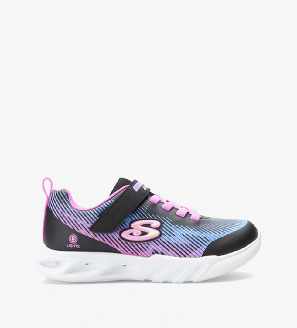 Skechers Flicker Flash Light Takeover Çocuk Siyah Işıklı Spor Ayakkabı - Görsel 1