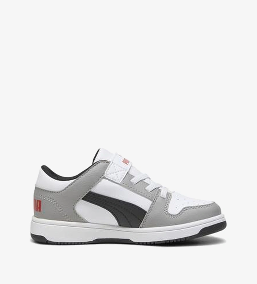 Puma Pm Rebound Layup Lo Sl Çocuk Gri Spor Ayakkabı