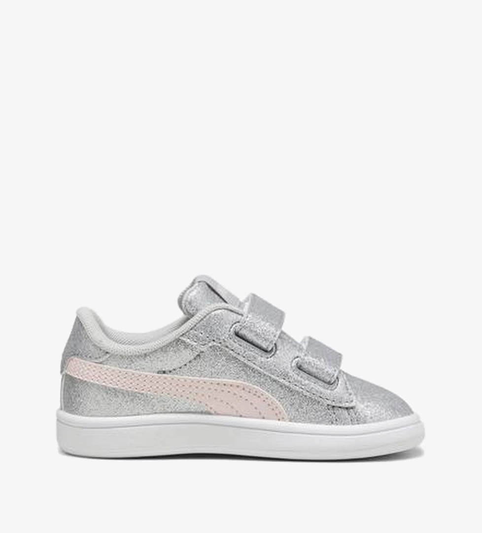 Puma Smash 3.0 Glit Glam V Bebek Gri Spor Ayakkabı