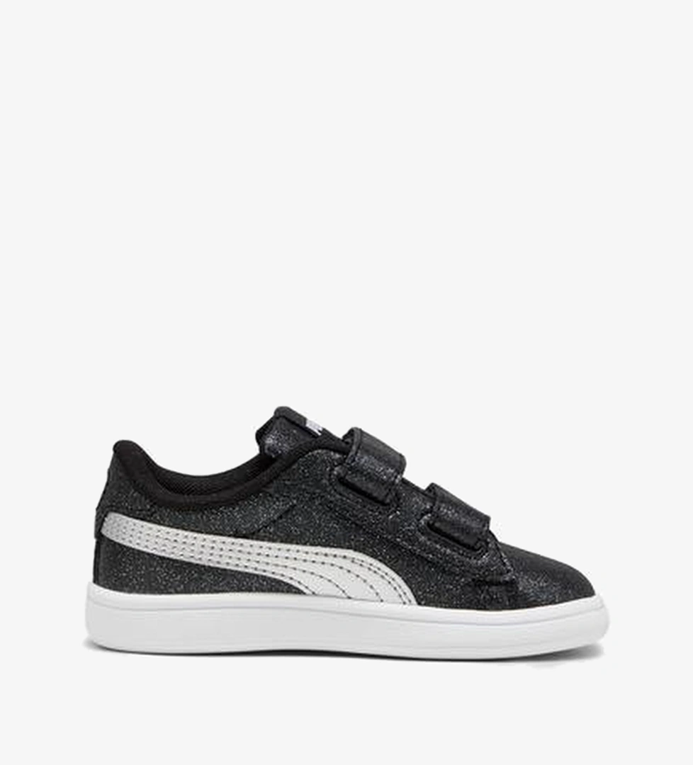 Puma Smash 3.0 Glitz Glam Bebek Siyah Simli Spor Ayakkabı