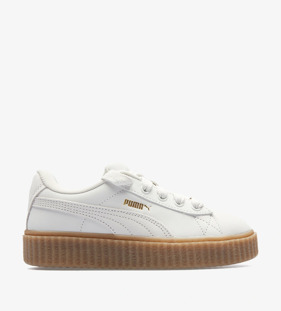 Puma Creeper Phatty Nubuck Çocuk Beyaz Spor Ayakkabı